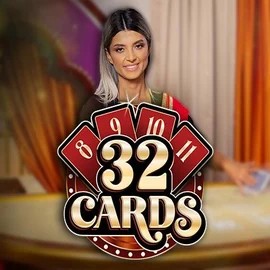 32 Cards slot icon by Ezugi, available at VipLuck Casino