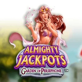 Almighty Jackpots: Garden of Persephone game by Novomatic – logo hosted on VipLuck Casino