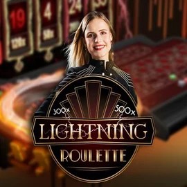 Lightning Roulette logo – Live Casino by Evolution at VipLuck Casino
