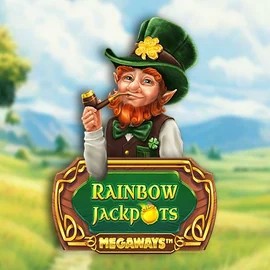 Rainbow Jackpots Megaways logo by Red Tiger Gaming VipLuck Casino