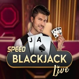 Speed Blackjack online game logo by Pragmatic Play on vipsluck.at